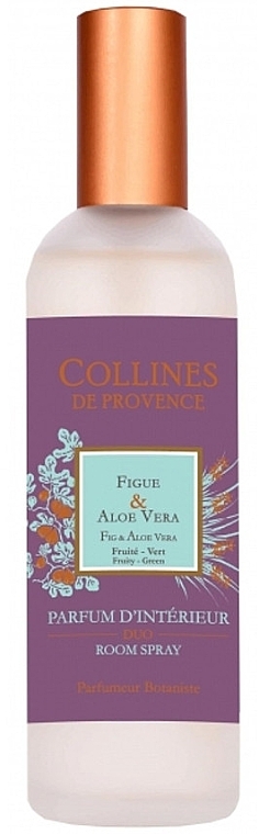 Спрей для дома "Инжир и алоэ вера" - Collines de Provence Figue & Aloe Vera Room Spray — фото N1