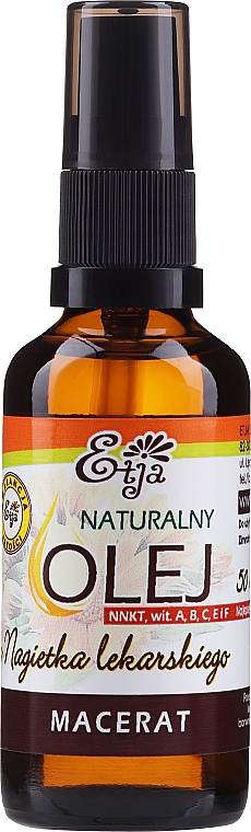 Натуральна мацератна олія календули - Etja Natural Calendula Oil — фото N2