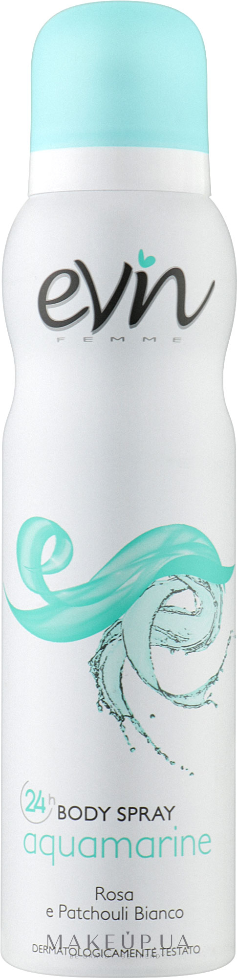 Дезодорант-спрей "Aquamarine" - Evin Femme Body Spray — фото 150ml
