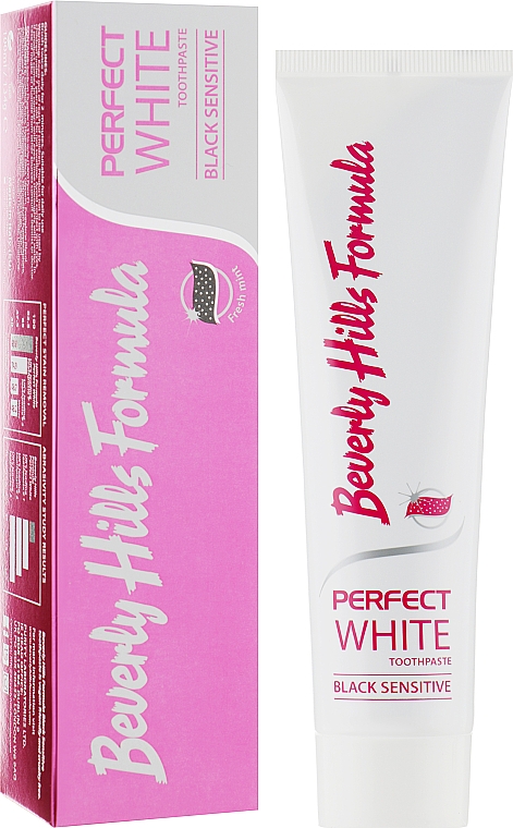 Зубная паста - Beverly Hills Perfect White Black Sensitive