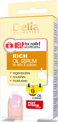Сыворотка для ногтей и кутикулы - Delia Rich Oil Serum — фото N1