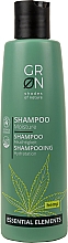Зволожувальний шампунь для волосся - GRN Essential Elements Moisture Hemp Shampoo — фото N1