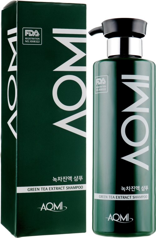 Шампунь для волос с экстрактом зеленого чая - Aomi Green Tea Scalp Sap Shampoo