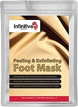 Духи, Парфюмерия, косметика Отшелушивающая маска для ног - Infinitive Beauty Peeling & Exfoliating Foot Mask