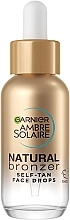 Краплі для автозасмаги обличчя - Garnier Ambre Solaire Natural Bronzer Self-Tan Face Drops — фото N2
