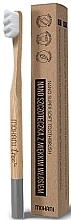 Бамбукова зубна щітка, сіра - Mohani Bamboo Nano Toothbrush Gray — фото N1