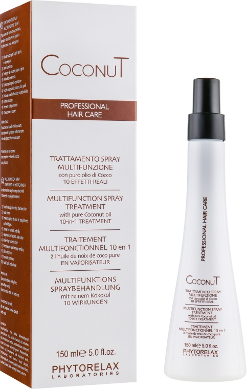 Кокосовое масло-спрей 10 в 1 - Phytorelax Laboratories Coconut Professional Hair Care — фото N1