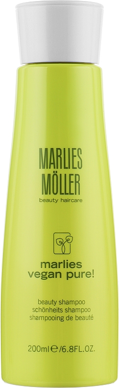 Натуральный шампунь для волос "Веган" - Marlies Moller Marlies Vegan Pure! Beauty Shampoo — фото N1