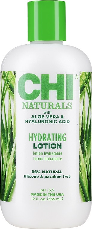 Зволожувальний лосьйон - CHI Naturals With Aloe Vera Hydrating Lotion — фото N1