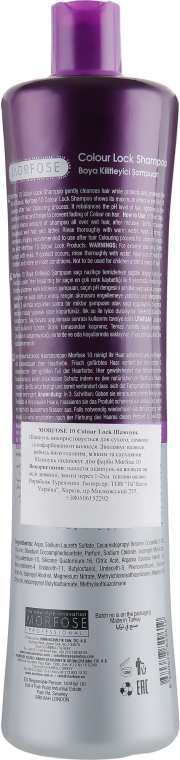 Шампунь для волос - Morfose 10 Colour Lock Shampoo — фото N2
