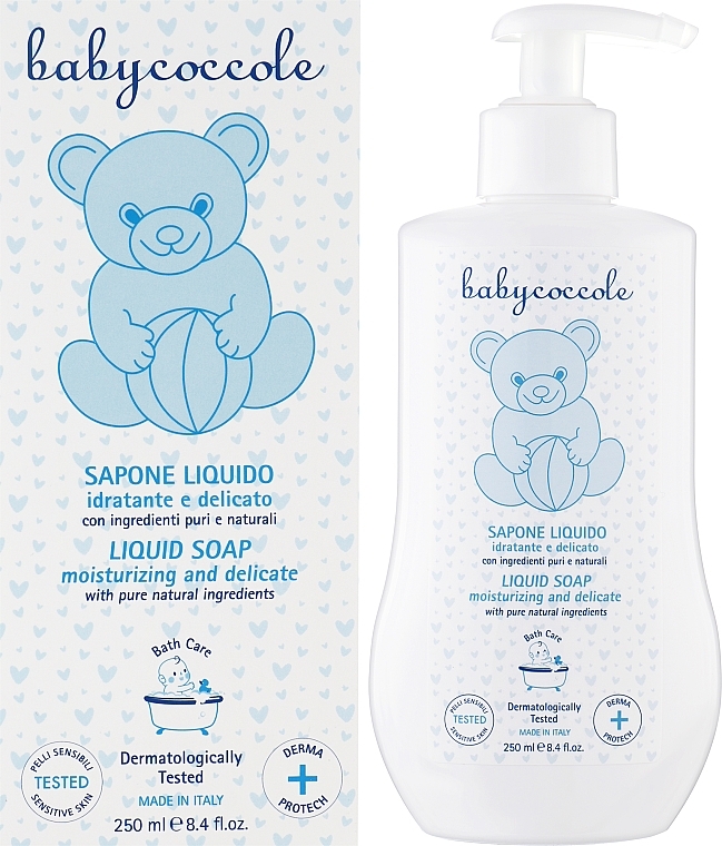 Жидкое мыло с экстрактом цветов лотоса - Babycoccole Liquid Soap — фото N2