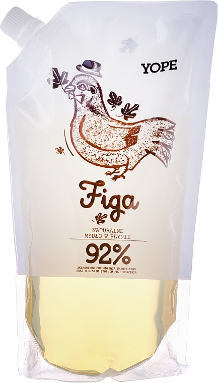 Жидкое мыло "Инжир" - Yope Fig Tree Natural Liquid Soap (дой-пак)