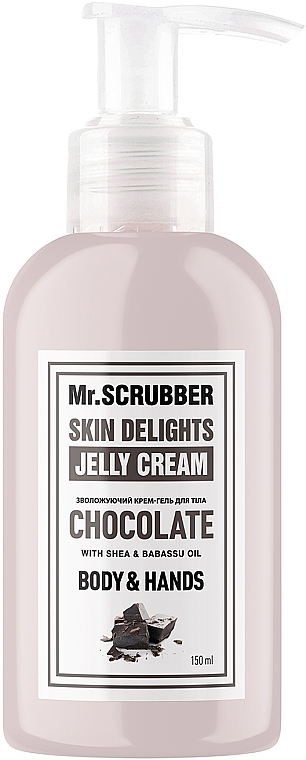 Зволожувальний крем-гель для тіла "Шоколад" - Mr.Scrubber Body & Hands Cream