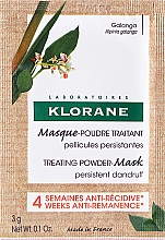 Маска для волосся для лікування стійкої лупи - Klorane Galanga Hair Mask — фото N2