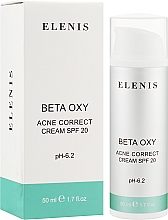 Крем-флюид матирующий - Elenis Beta Oxy System Acne Correct Cream SPF20 — фото N2