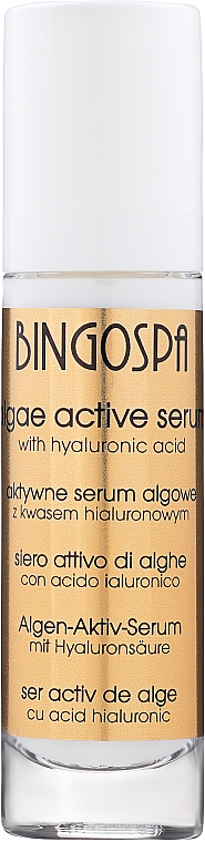 Активная сыворотка для лица с водорослями и гиалуроновой кислотой - BingoSpa Active Serum — фото N1