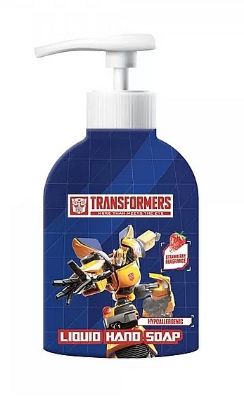 Жидкое мыло для рук "Клубника" - Lorenay Transformers Liquid Hand Soap — фото N1