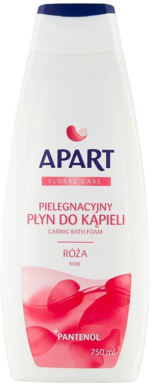 Крем-пена для ванны "Роза" - Apart +Pantenol Floral Care Creamy Bath Foam Rose — фото N1
