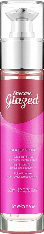 Краплі-флюїд для блиску волосся з ефектом глазурування - Inebrya Sheсare Glazed Fluid