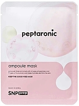 Парфумерія, косметика Зволожувальна тканинна маска для обличчя з пептидами - SNP Prep Peptaronic Ampoule Mask