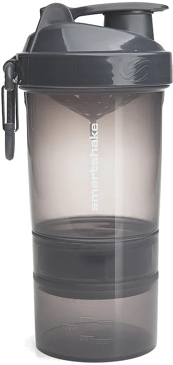 Шейкер, 600 мл - SmartShake Original2Go Space Gray — фото N1