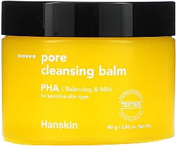 Парфумерія, косметика Очищувальний бальзам для чутливої шкіри - Hanskin Pore Cleansing Balm PHA