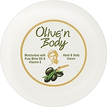 Парфумерія, косметика Зволожувальний крем для рук і тіла з олією оливки та вітаміном Е - Sera Cosmetics Olive’n Body Hand & Body Cream