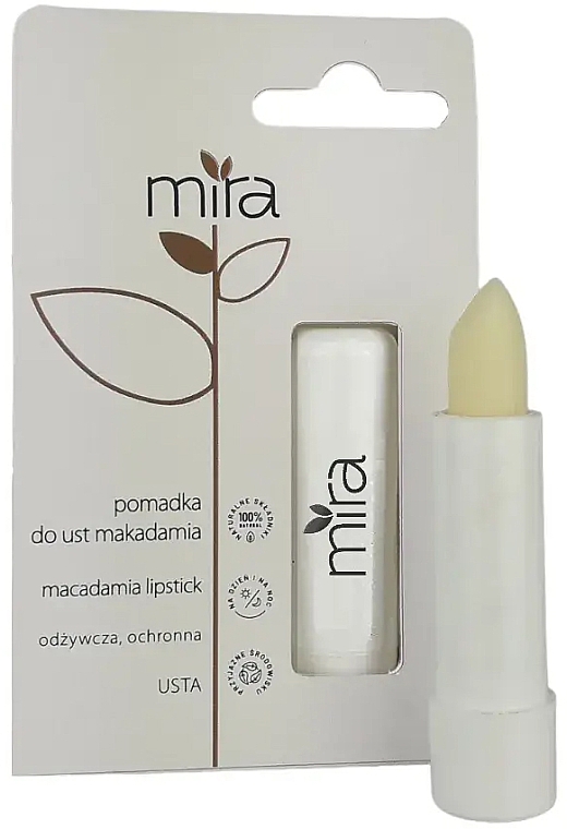 Помада для губ з олією макадамії - Mira — фото N1
