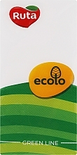 Парфумерія, косметика Хустинки носові "Ecolo" 2-шарові без аромату - Ruta