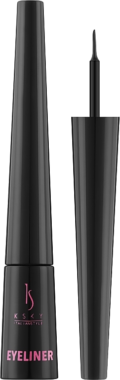 Підводка для очей з м'яким пензликом - KSKY Eyeliner — фото N1