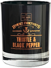Парфумерія, косметика Scottish Fine Soaps Men’s Grooming Thistle & Black Pepper - Парфумована свічка