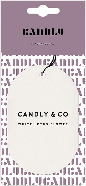 Ароматическая подвеска - Candly&Co No.8 White Lotos Flower Fragrance Tag — фото N1
