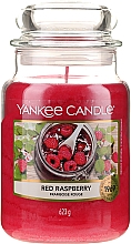 Свічка у скляній банці - Yankee Candle Red Raspberry — фото N3