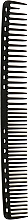 Парфумерія, косметика Cutting Comb, 228 mm, black - Y.S.Park Professional 333 Cutting Combs Carbon