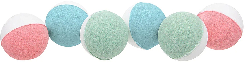Набор бурлящих шариков для ванны, 6 шт. - Technic Cosmetics Bath Fizzer  — фото N2