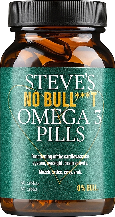 Пищевая добавка - Steve?s No Bull***t Omega 3 Pills — фото N1