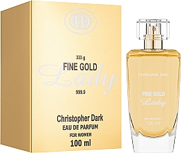Christopher Dark Fine Gold Lady - Парфюмированная вода — фото N2