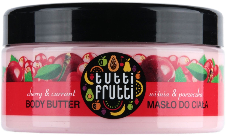 Крем питательный для тела "Вишня и смородина" - Farmona Tutti Frutti Body Butter