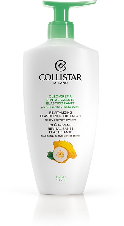 Масло-крем для сухой кожи тела - Collistar Revitalizing Elasticizing Oil-Cream