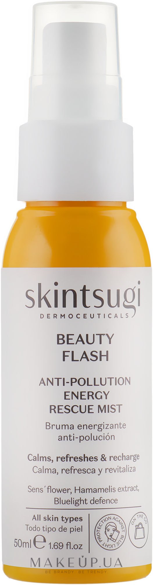 Заряжающий мист против загрязнений - Skintsugi Beauty Flash Anti-Stress Energy Rescue Mist — фото 50ml