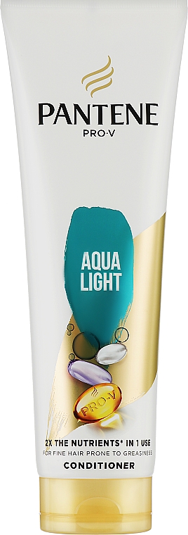 Легкий поживний бальзам-ополіскувач для волосся - Pantene Pro-V Aqua Light Balsam-Conditioner
