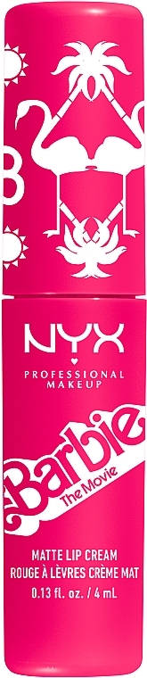 Матовая жидкая кремовая помада для губ - NYX Professional Makeup Barbie Limited Edition Collection Matte Lip Cream — фото N2