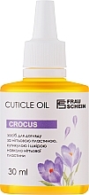 Духи, Парфюмерия, косметика Масло для кутикулы "Крокус" - Frau Schein Cuticle Oil Crocus