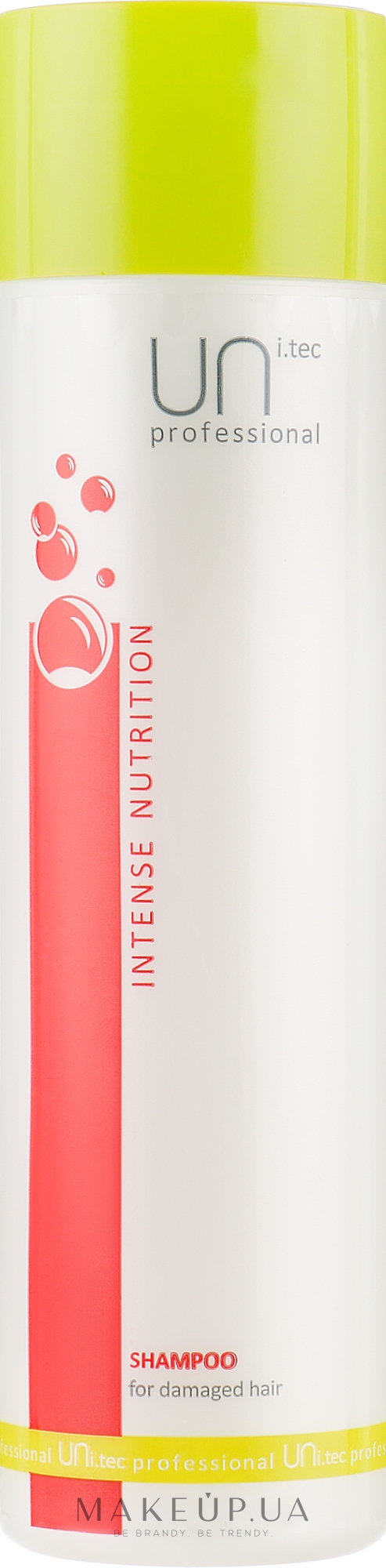 Шампунь для поврежденных волос - UNi.tec Professional Intense Nutrition Shampoo — фото 250ml
