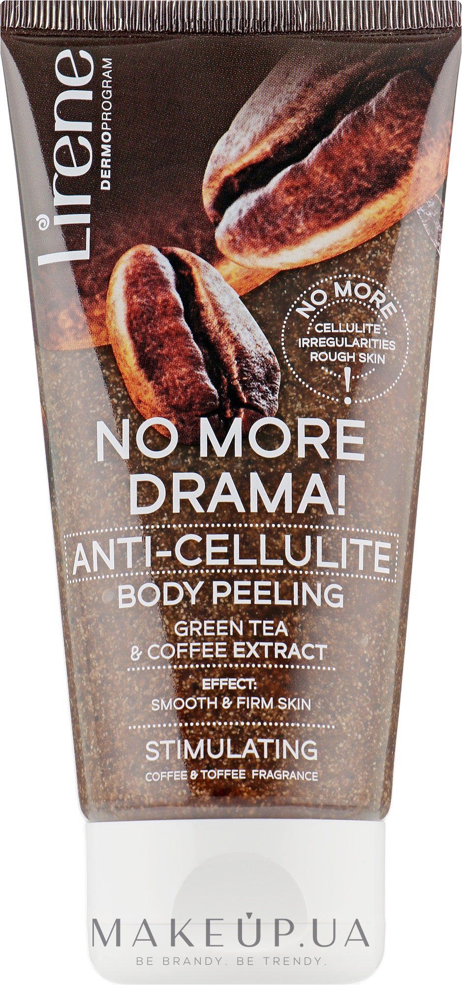 Антицеллюлитный пилинг для тела - Lirene No More Drama! Anti-Cellulite Peeling — фото 175g