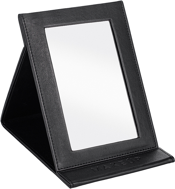 Зеркало-книжка косметическое, черное - MAKEUP Tabletop Cosmetic Mirror Black — фото N1