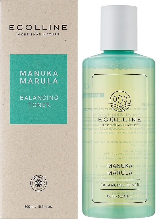 Балансувальний тонер для обличчя з медом манука та олією марули - Ecolline Manuka Marula Balancing Toner — фото N2