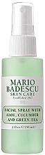 Спрей для обличчя з екстрактом алое, огірка й зеленого чаю - Mario Badescu Facial Spray Aloe, Cucumber & Green Tea — фото N1