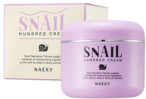 Разглаживающий крем для лица - Naexy Snail Hundred Cream — фото N1