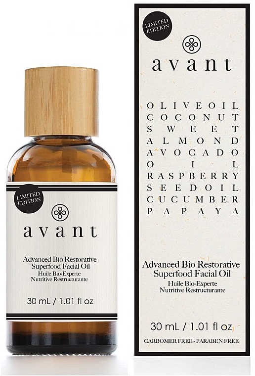 Антивікова олія для обличчя - Avant Advanced Bio Restorative Superfood Facial Oil — фото N1